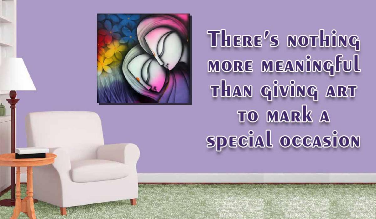 There’s nothing more meaningful than giving art to mark a special occasion