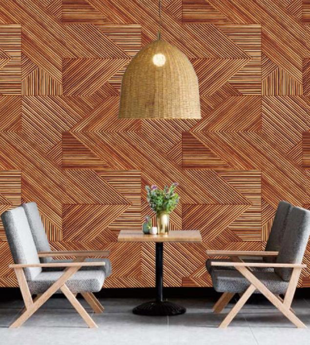 Mat (wood style) Design Wallpaper