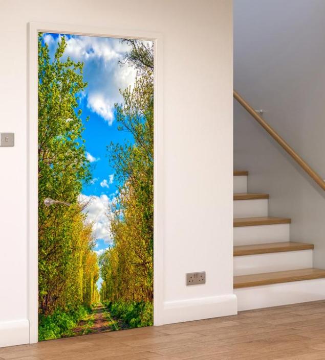 Forest Door Mural