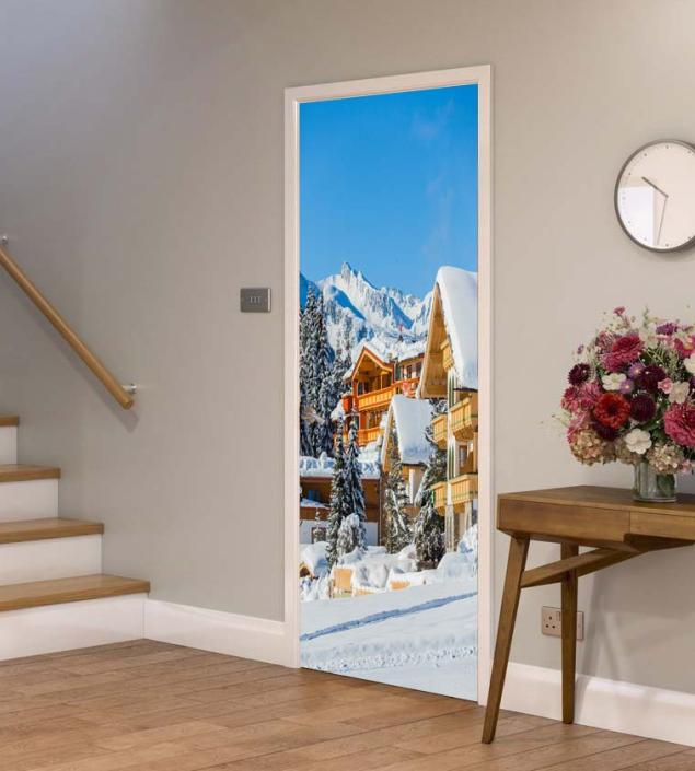 Hill Station Door Mural