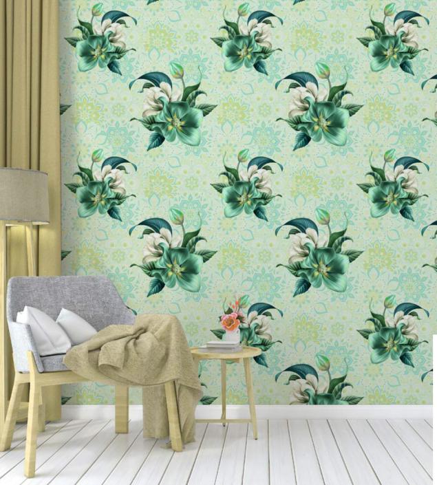 Pretty Flowers Wall Mural