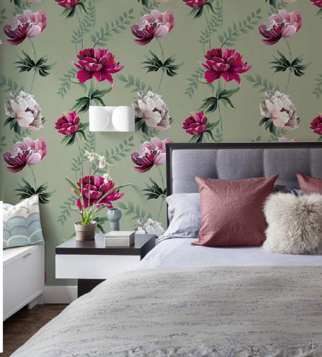 Artistical Flower Wall Mural