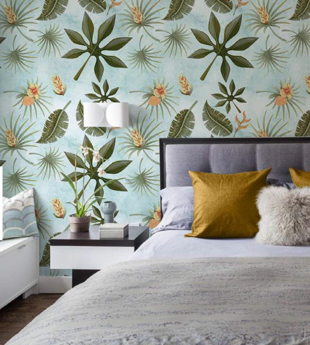 Artistical Flowers Wall Mural