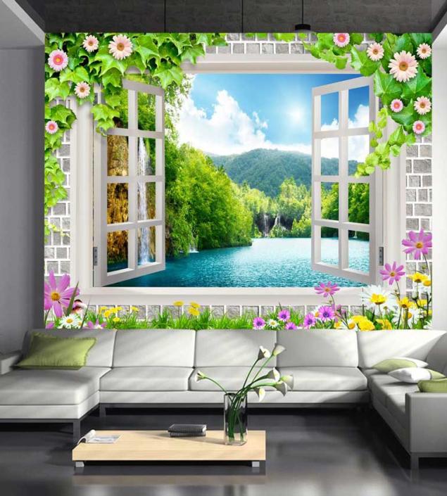 River View Wall Mural