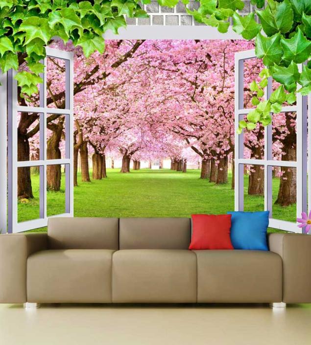 Garden View from Window