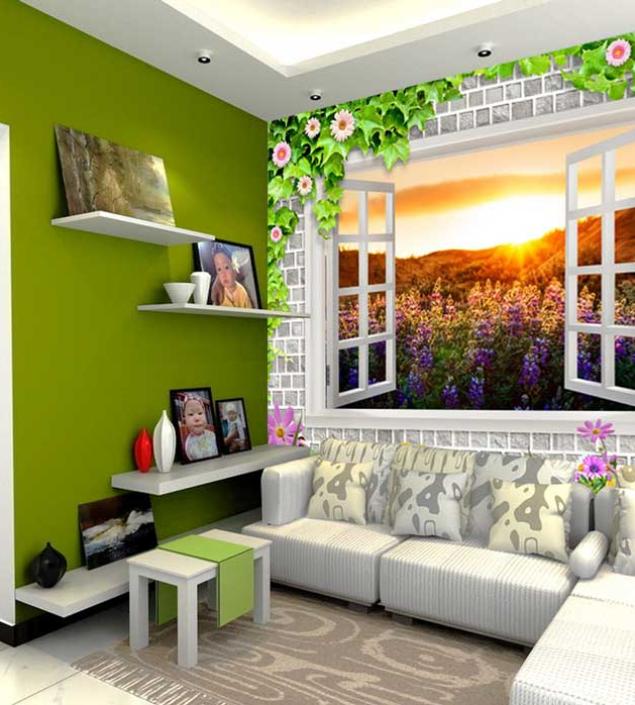 Sunrise Window Sight Mural