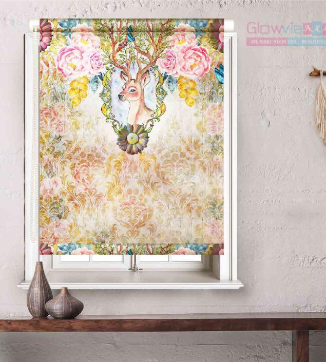 Damask Window Blind