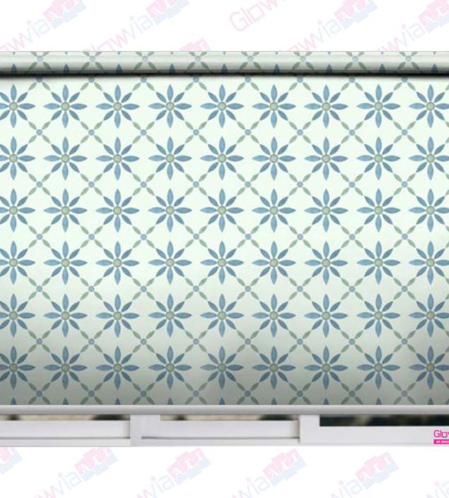 Flower Pattern Design Blind