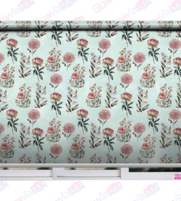 Flowers Sprig Design Blind