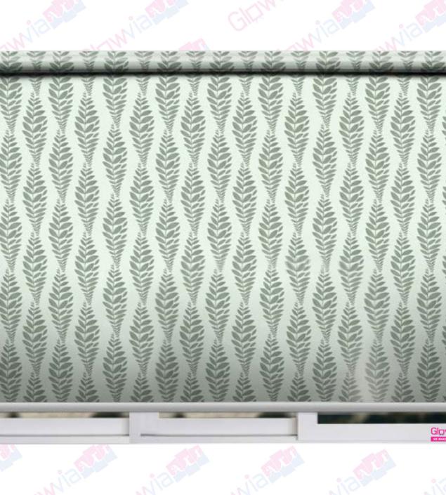 Leaf Pattern Window Blind