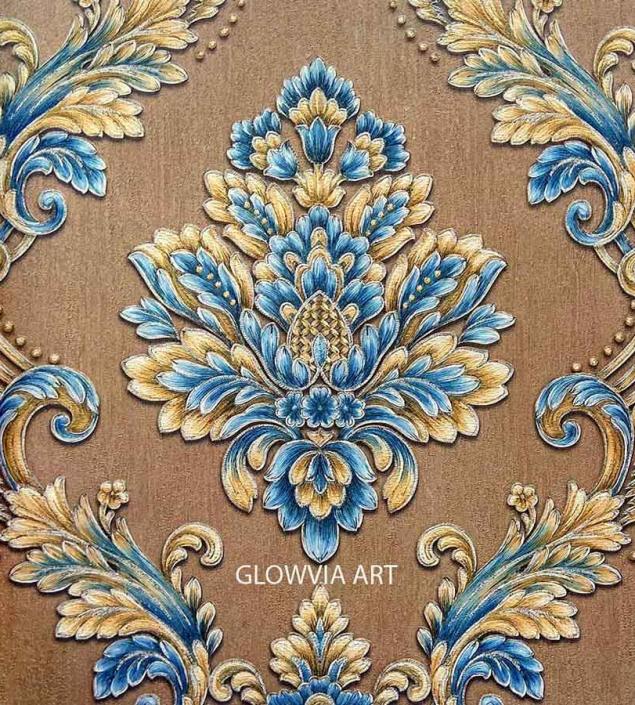 Damask Embossed Wallpaper