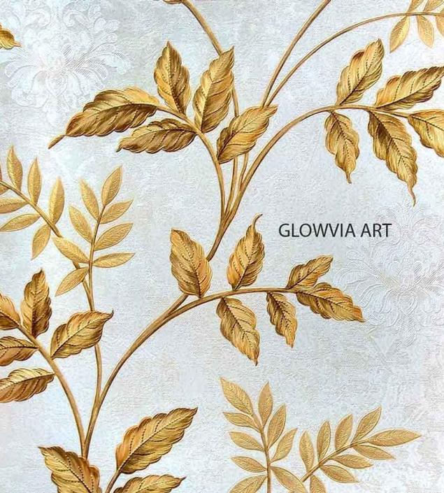 Leaves on Damask Base