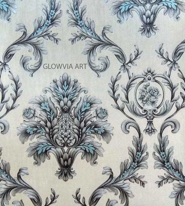 Luxury Damask Design Wallpaper