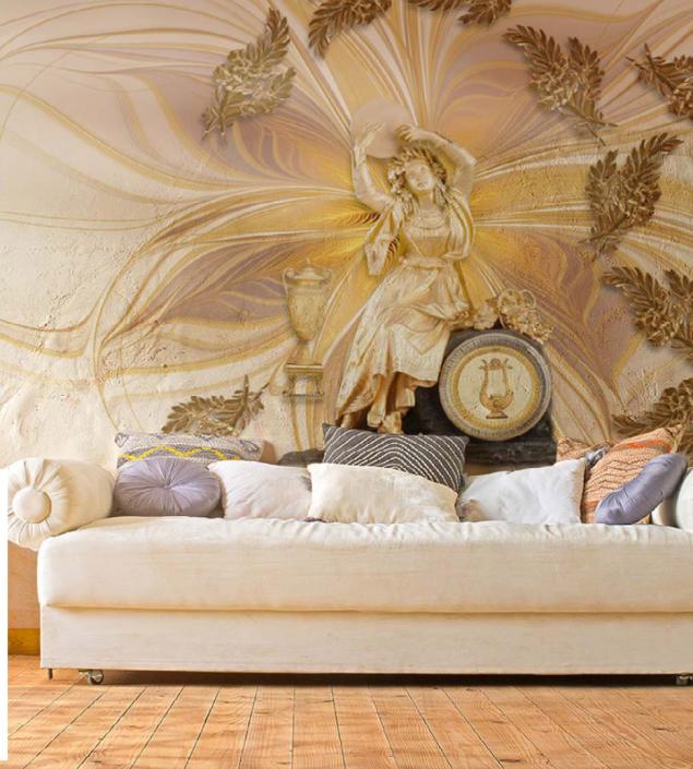 Golden Angel Wall Mural