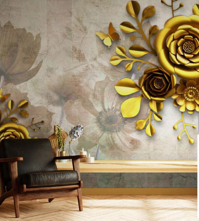 Golden Roses Wallpaper