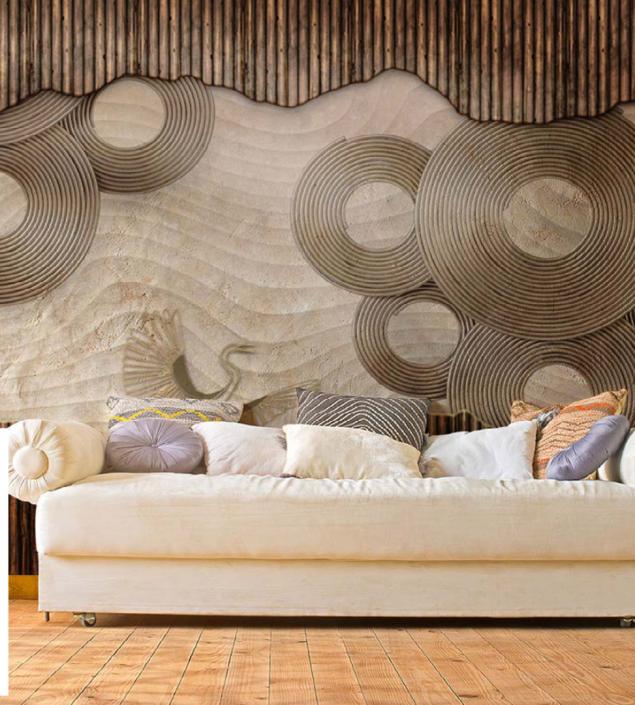 3d Wooden Art Wallpaper
