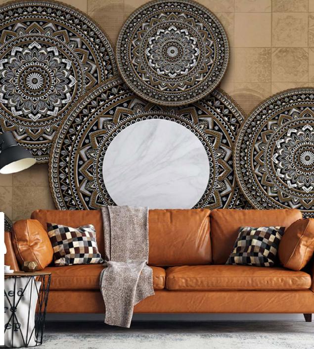 Designer Plates Wall Mural