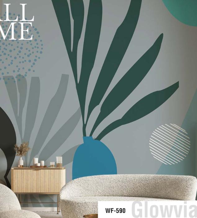 Tropical Art mural