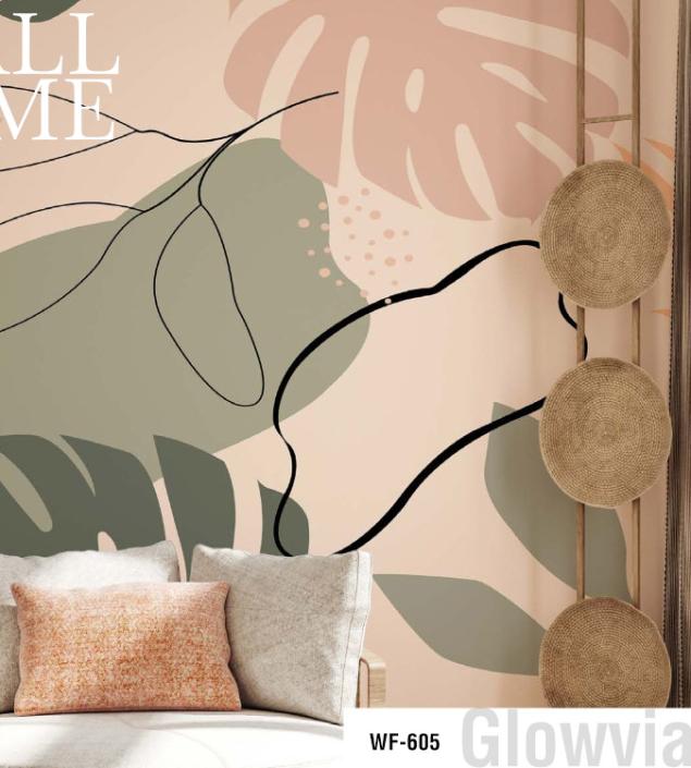 Tropical Type Wall Mural