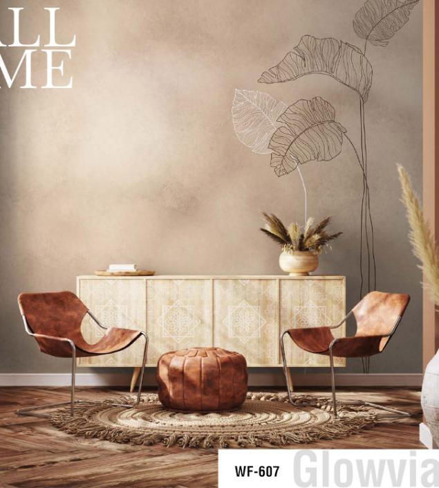 Leaf Design Mural