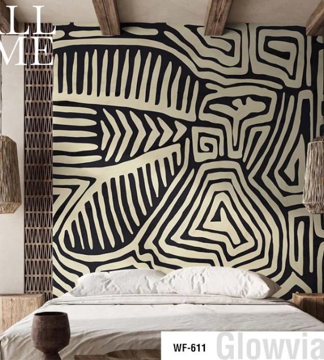 Stripe Design Wall Mural