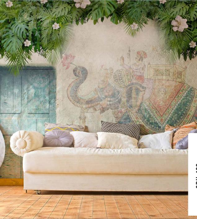 Elephant Wall Art Mural