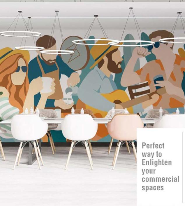 Music In Cafe Mural