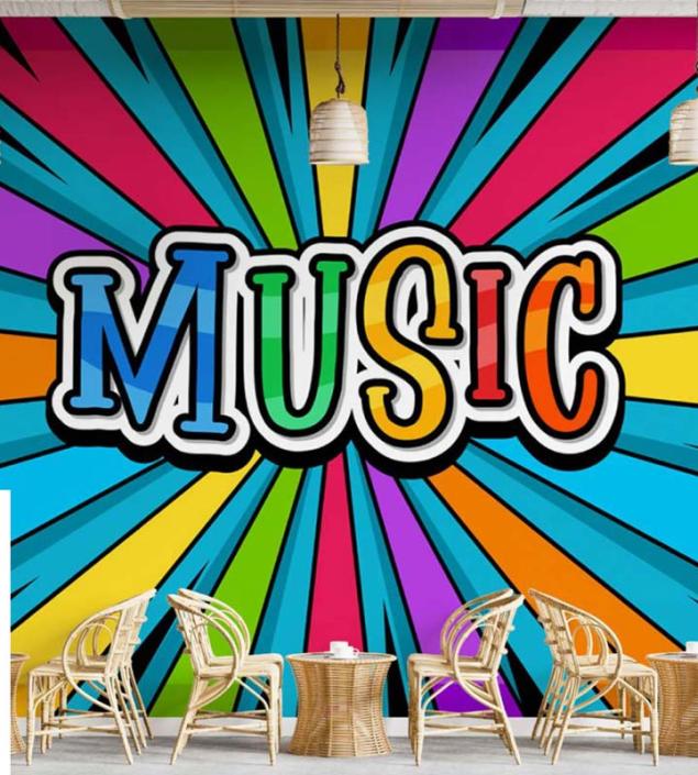 Musical Wall Mural