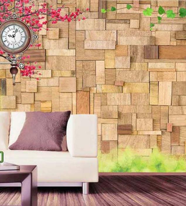 Wooden Pieces Wallpaper