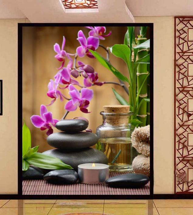 Spa Things Wall Mural