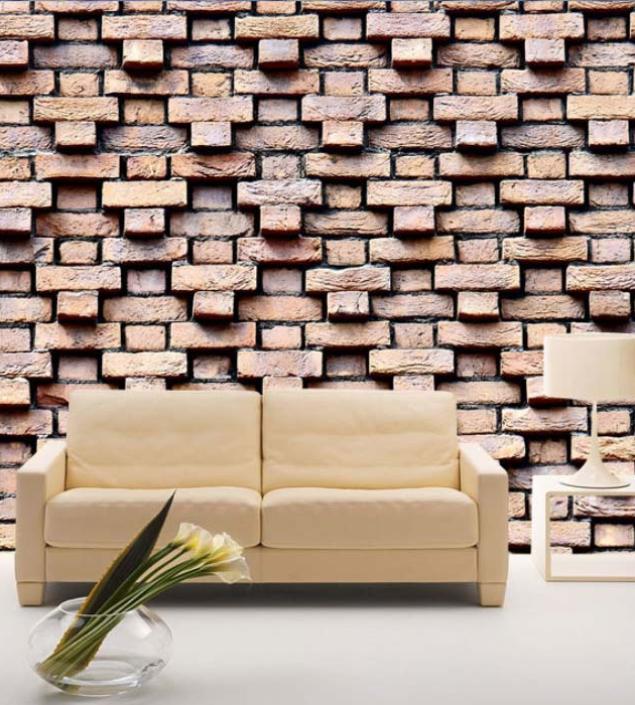 Red Bricks Wall Mural