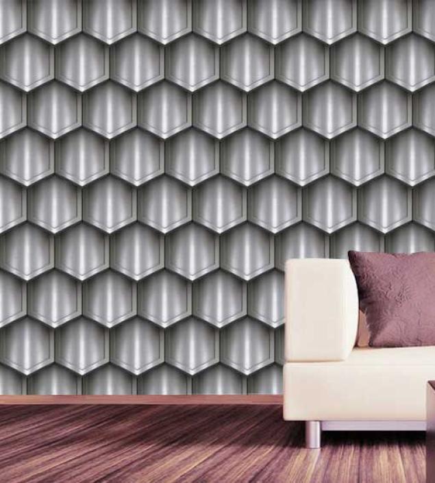 Metal Clip Wall Mural