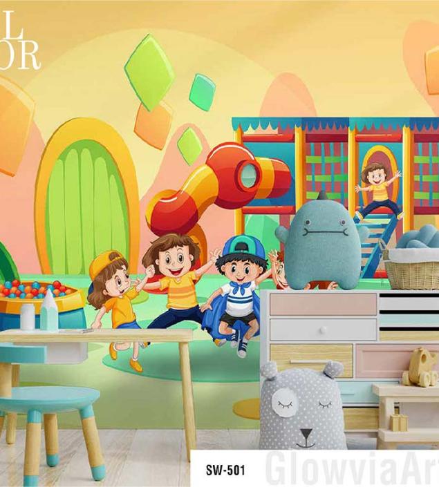 Kids Playhouse Mural