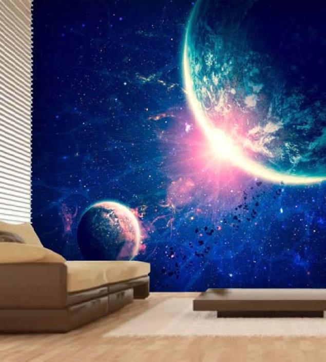 Sun Moon & Earth Mural