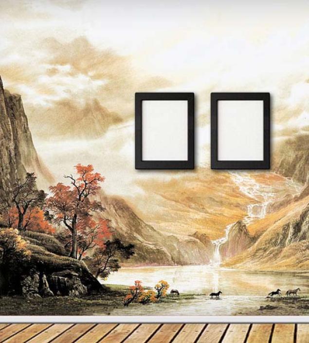 Mountain Scenery Mural