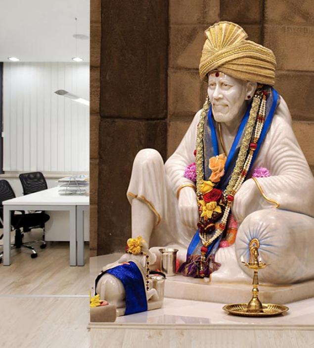 Sai Baba Wall Mural