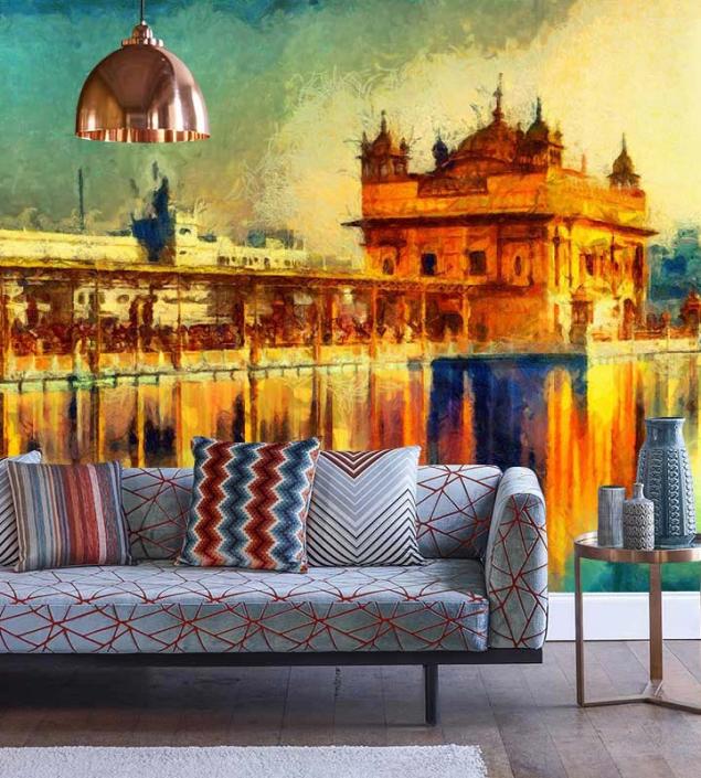 Golden Temple Wall Mural
