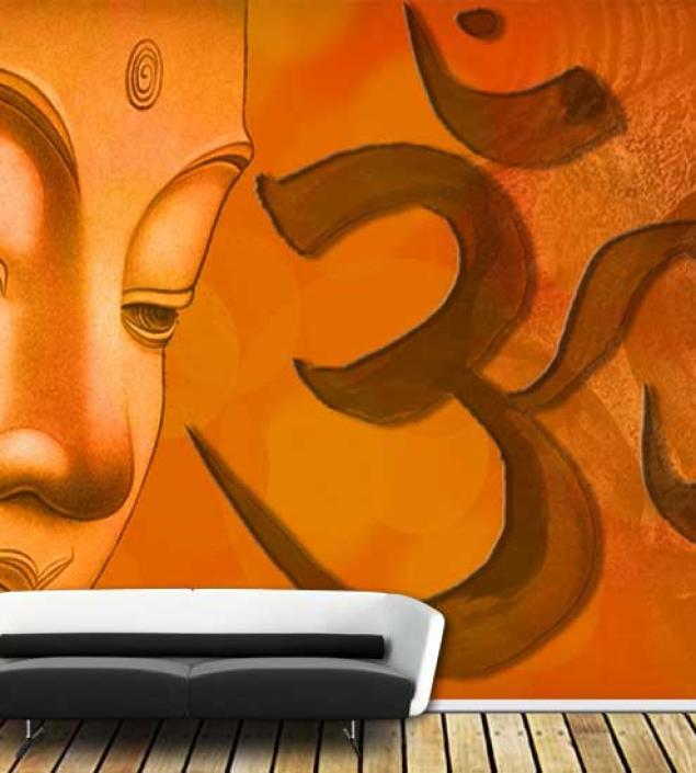 Buddha Om Wall Mural