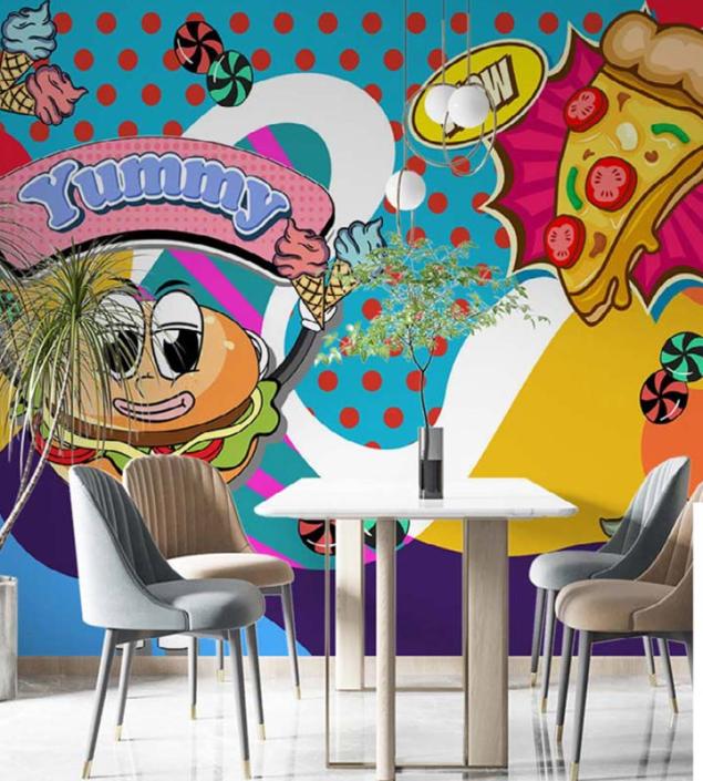 Fast Food Wall Mural
