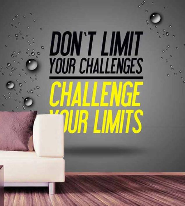Gym Inspirational Quotes Mural