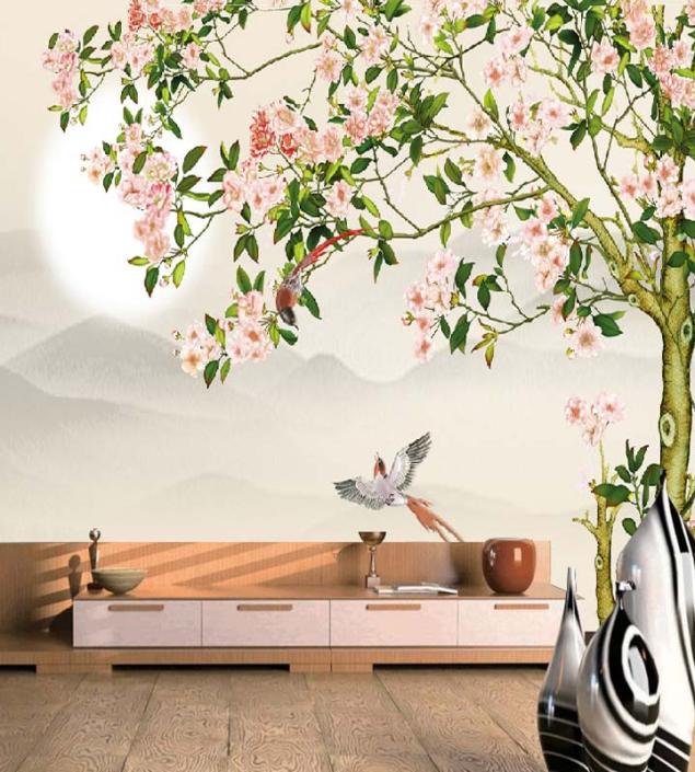 Tree Painting Wall Mural