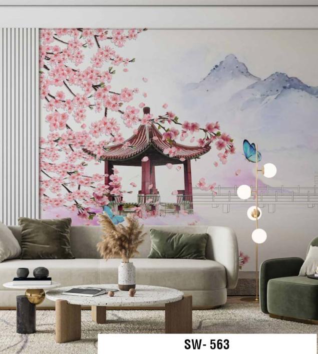 Mountain Hut Wall Mural