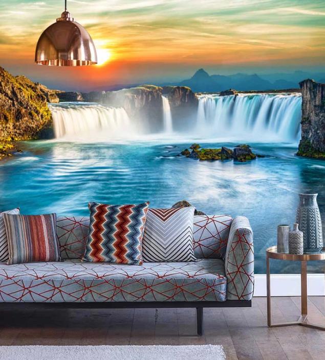 River Pond Wall Mural