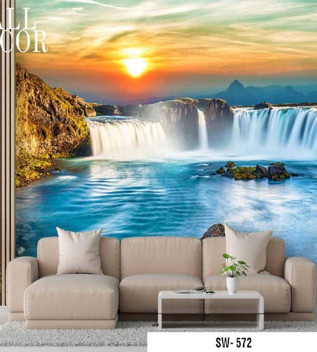 River Pond Wall Mural