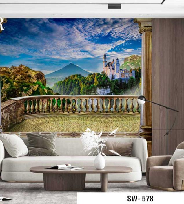 Fort View From Balcony Wallpaper