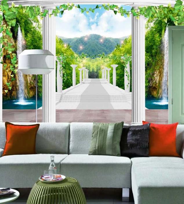Palaces Balcony View Mural