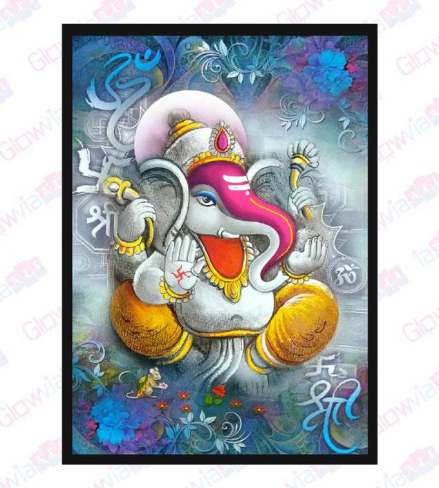 Beautiful Ganesha Art Poster