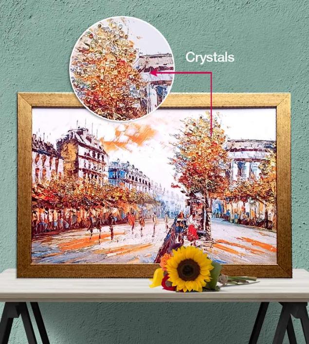 Beautiful City Art Crystal