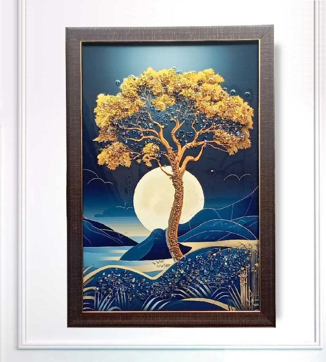 Beautiful Tree Crystal Art