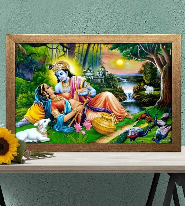 Radha and Krishna Love Art